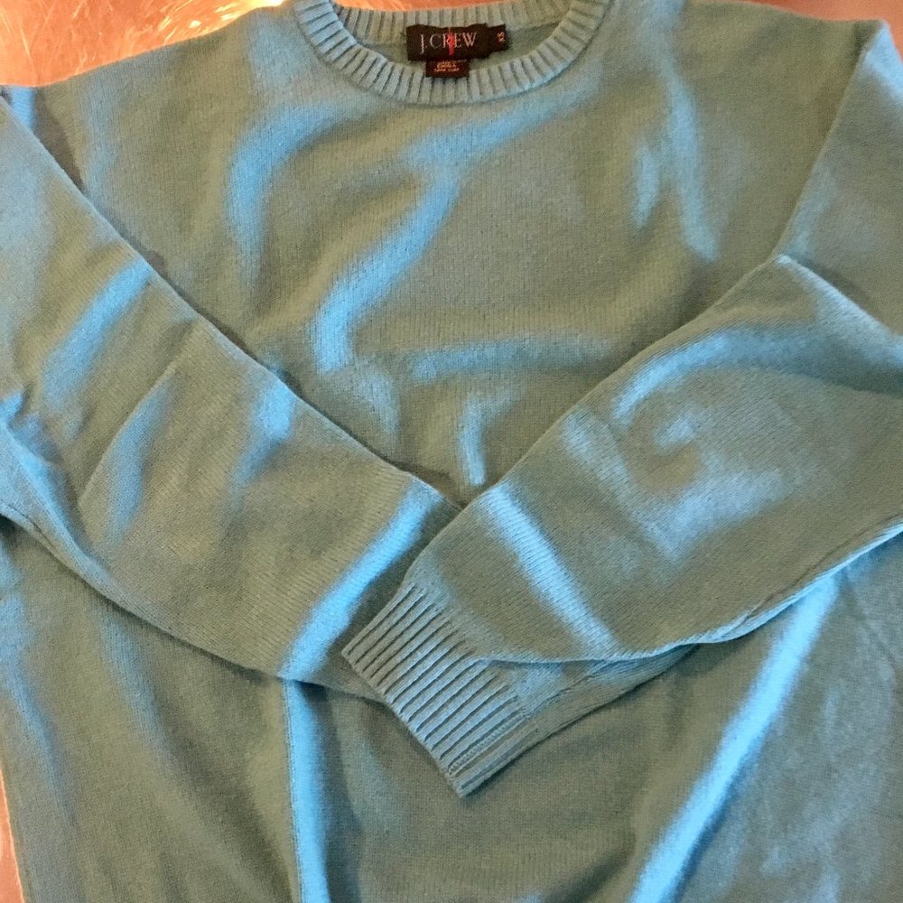 J.Crew Cashmere Sweater in Turquoise